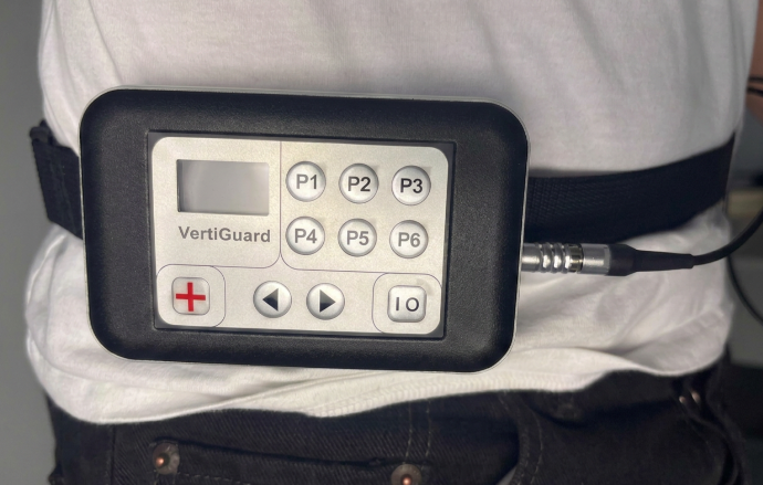 VertiGuard am Körper