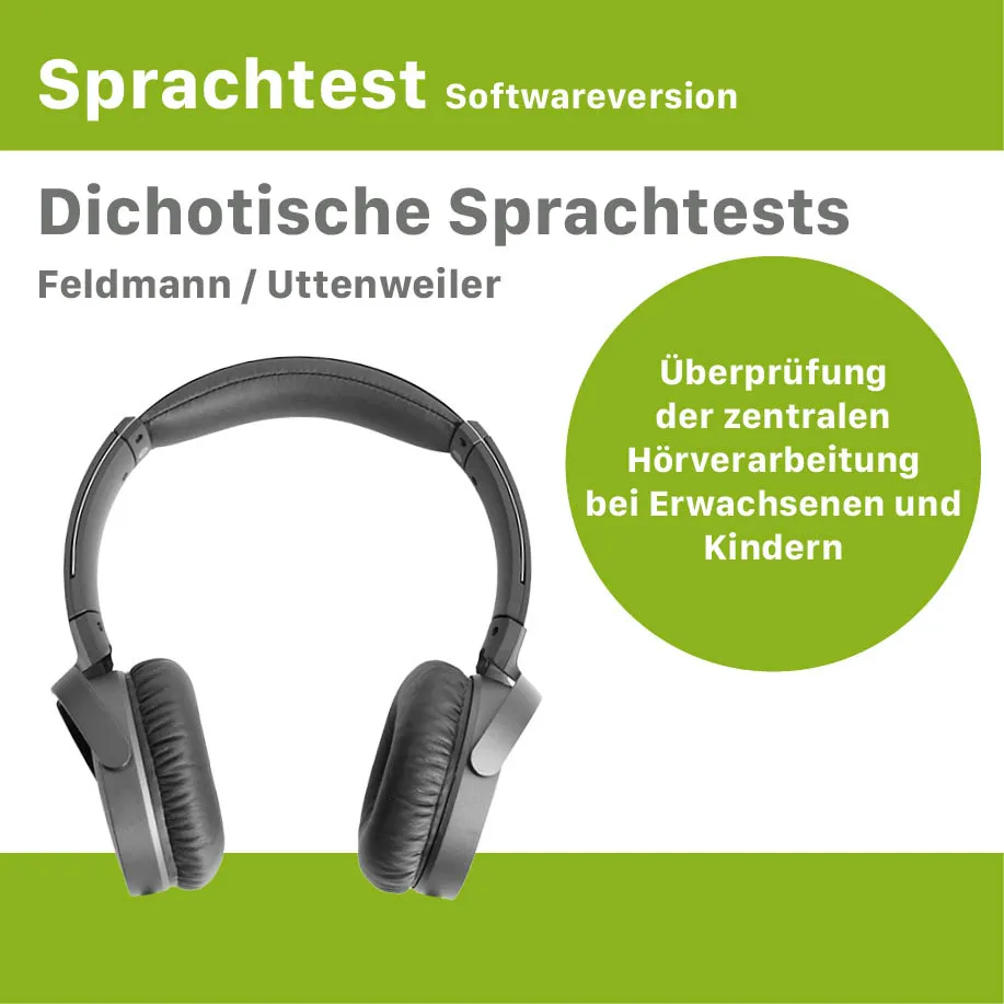 [HW120.OP03] Softwareversion - Dichotische Sprachtests (Feldmann / Uttenweiler)