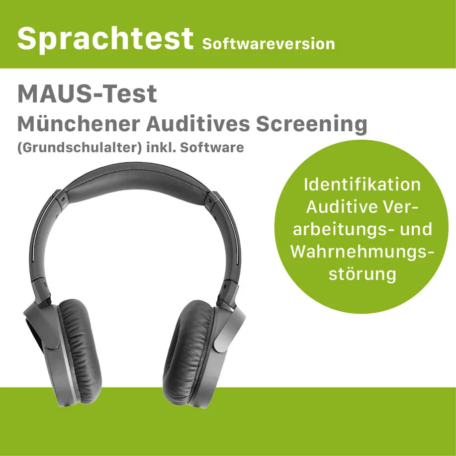 [HW120.OP13] Softwareversion - MAUS-Test Münchener Auditives Screening (Grundschulalter)