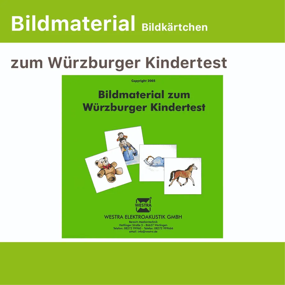 [DT001.AR17] Bildmaterial zum Würzburger Kindertest I und II (Bildkärtchen)